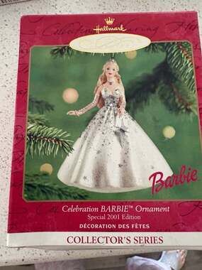 New Hallmark Keepsake Celebration Barbie Ornament Special 2001 Edition
Never bee